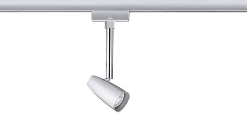 Paulmann Barelli Hochvolt-Schienensystem-Leuchte URail GU10 10W LED Chrom, Chrom (matt) von Paulmann