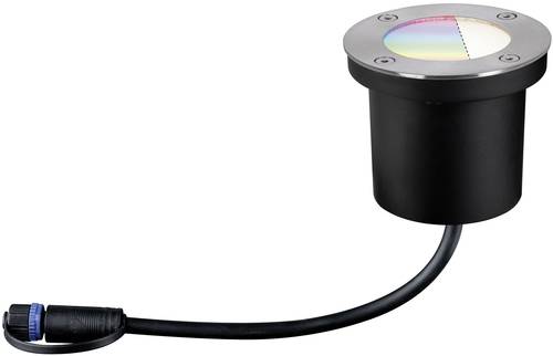 Paulmann Boden Einbauleuchte 94274 Beleuchtungssystem Plug & Shine ZigBee LED 3.6W Warmweiß Silber von Paulmann