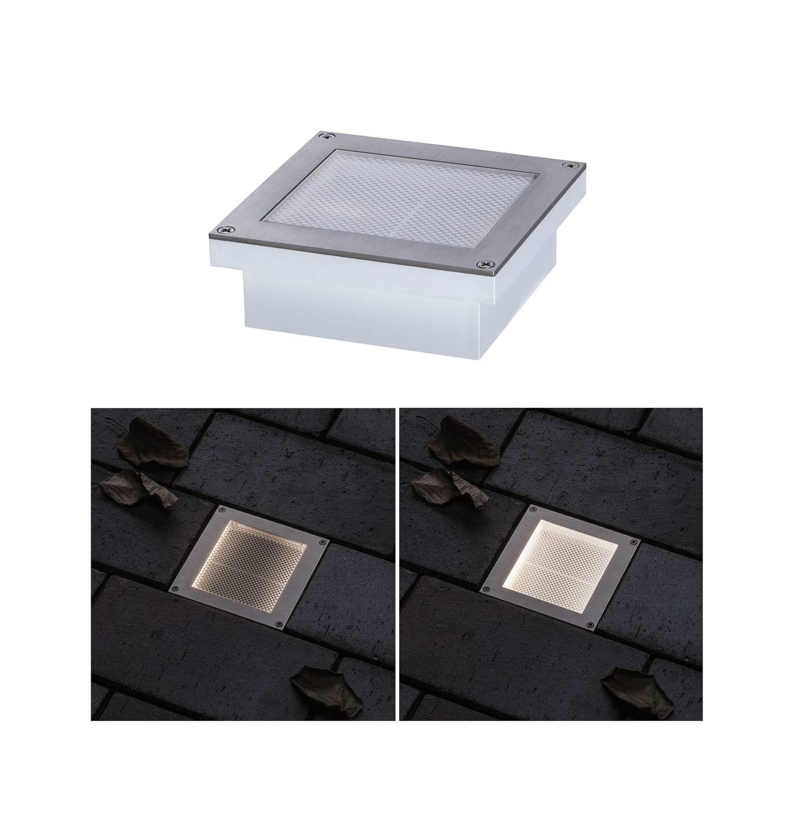 Paulmann Brick LED-Bodeneinbauleuchte, 10x10cm Paulmann Brick LED-Bodeneinbauleuchte, 10x10cm von Paulmann