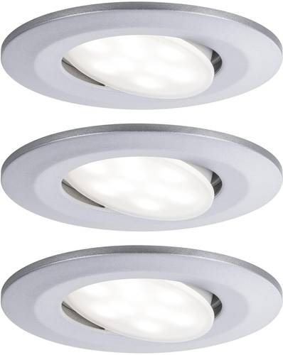 Paulmann Calla LED-Bad-Einbauleuchte 3er Set 18W IP65 Chrom (matt) von Paulmann