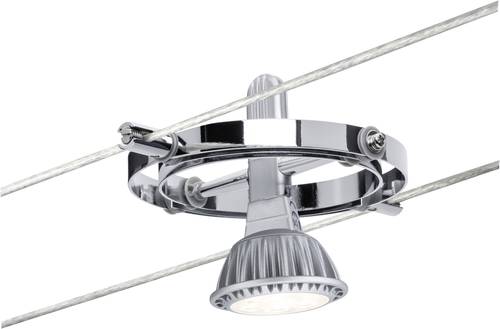 Paulmann Cardan 94144 Seil-Basissystem GU5.3 40W LED Chrom, Chrom (matt) von Paulmann