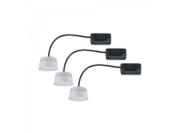 Paulmann Choose Coin, Einbaustrahler, 3 Glühbirne(n), LED, 6 W, 2700 K, Satinierter Stahl von Paulmann