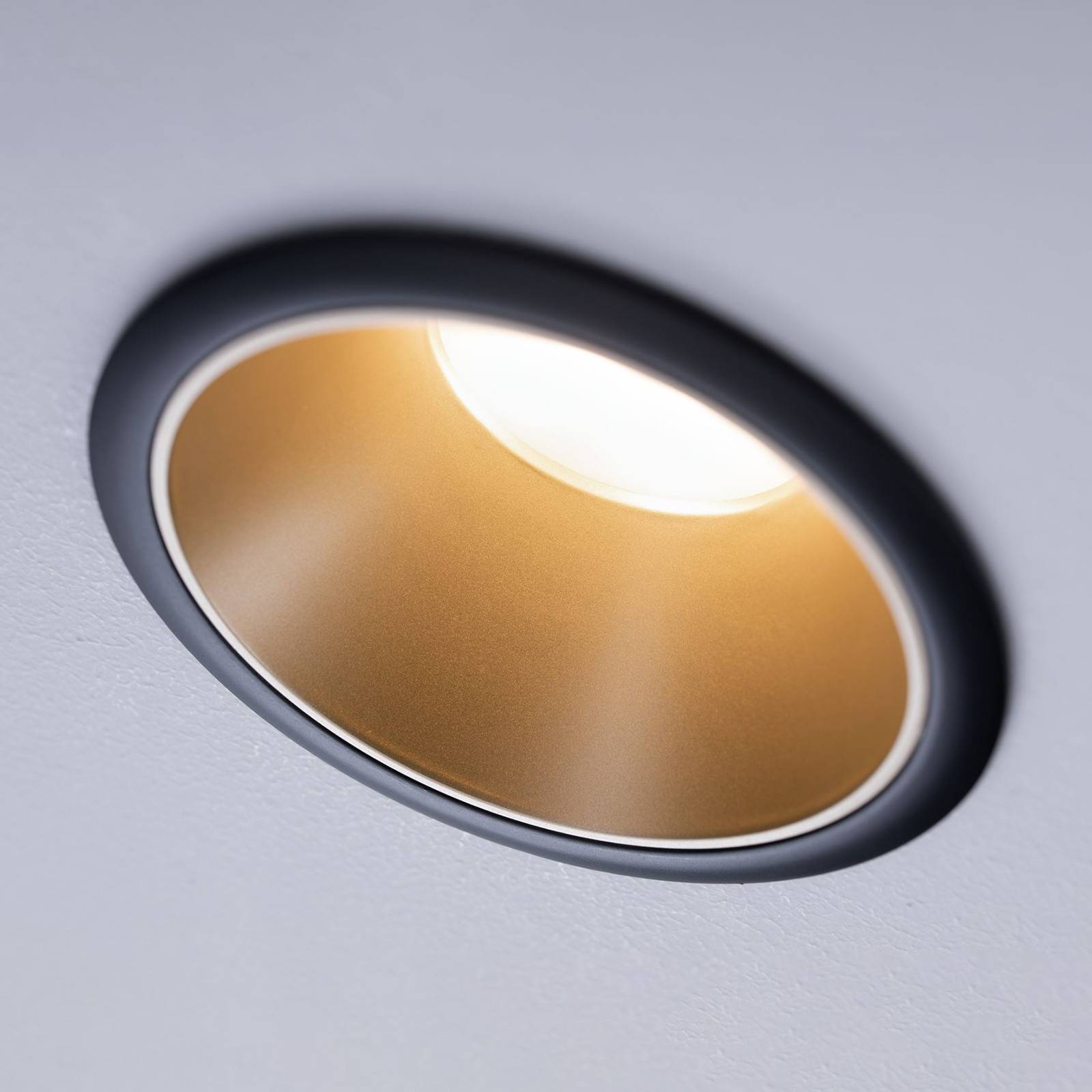 Paulmann Cole LED-Spotlight, gold-schwarz von Paulmann
