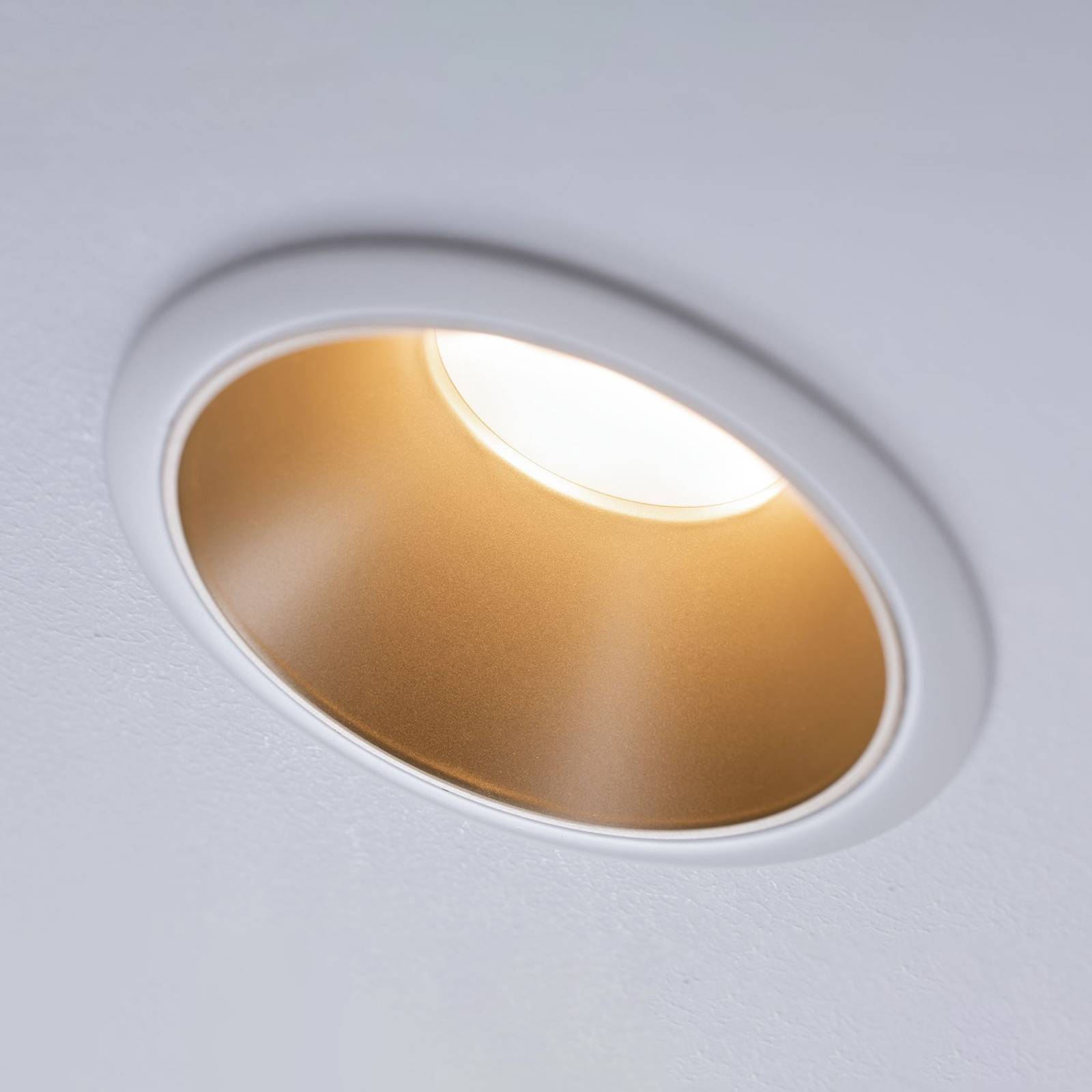 Paulmann Cole LED-Spotlight, gold-weiß, 3er-Set Paulmann Cole LED-Spotlight, gold-weiß, 3er-Set von Paulmann