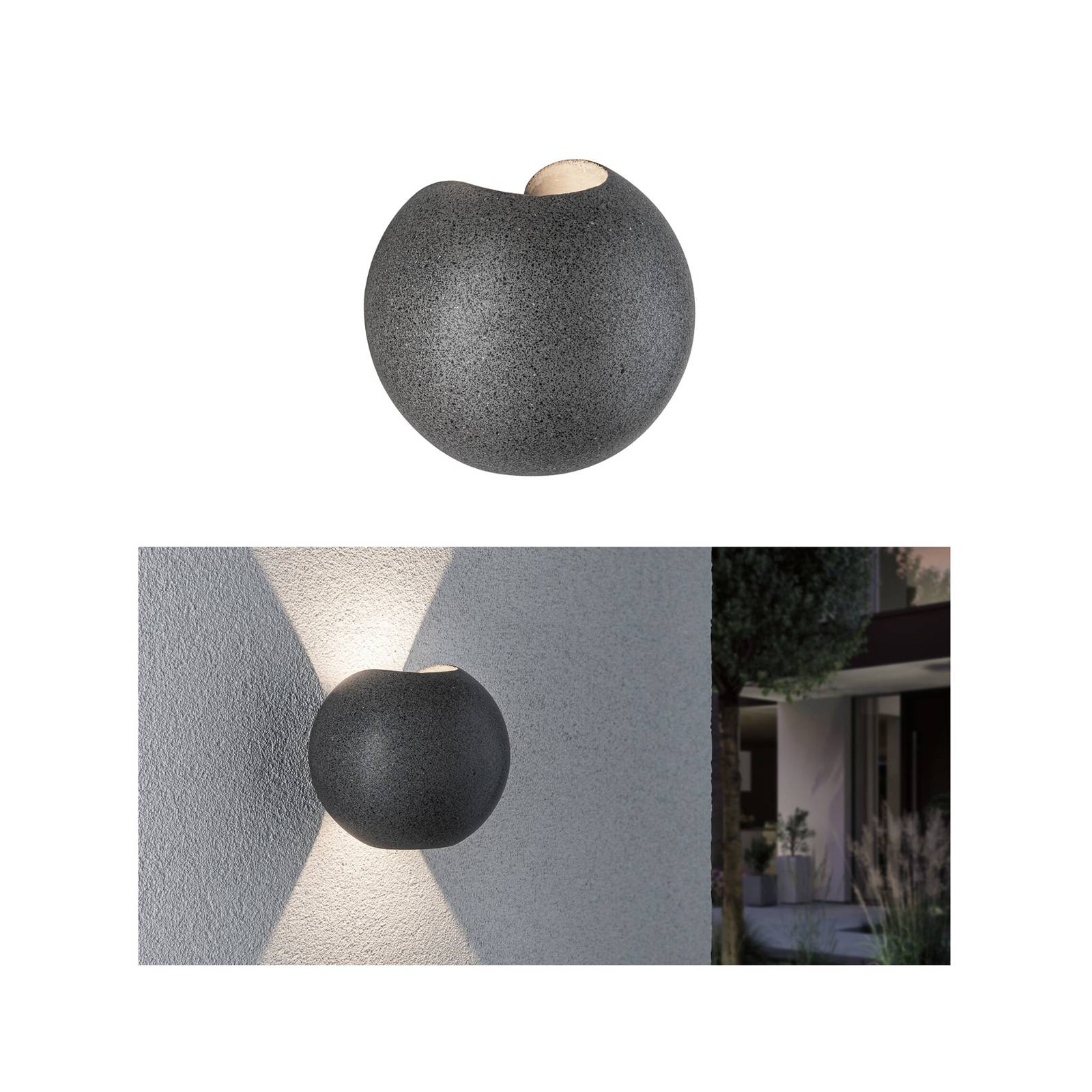 Paulmann Concrea LED-Außenwandleuchte, rund Paulmann Concrea LED-Außenwandleuchte, rund von Paulmann