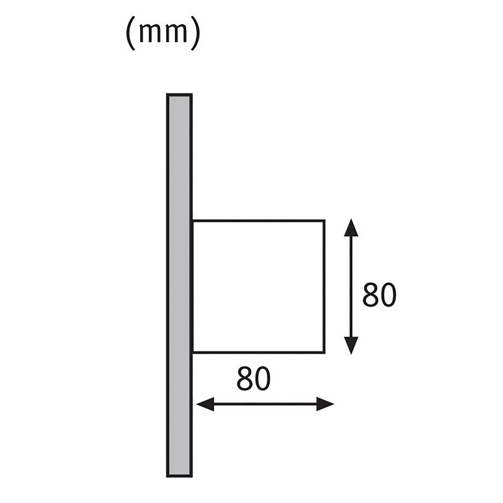 Paulmann Cybo LED-Außenwandleuchte, 2.700 K, 8 x 8 cm, weiß Paulmann Cybo LED-Außenwandleuchte, 2.700 K, 8 x 8 cm, weiß von Paulmann