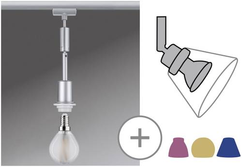 Paulmann Deco Pendel Pendelleuchte URail E14 Chrom (matt) von Paulmann