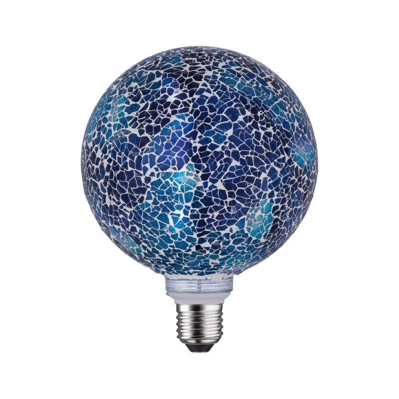 Paulmann E27 LED-Globe 5W Miracle Mosaic blau von Paulmann