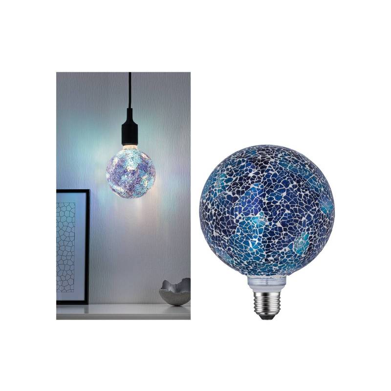 Paulmann E27 LED-Globe 5W Miracle Mosaic blau von Paulmann