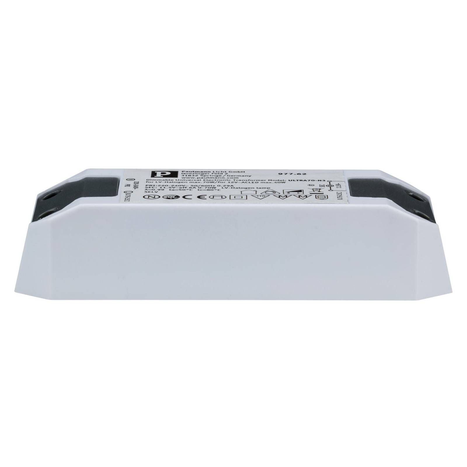 Paulmann Elektroniktrafo Halogen+LED 50VA 12V Paulmann Elektroniktrafo Halogen+LED 50VA 12V von Paulmann