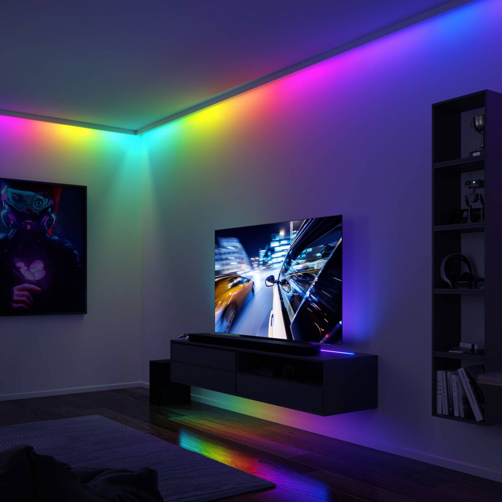 Paulmann EntertainLED LED-Strip, RGB, Set, 3m Paulmann EntertainLED LED-Strip, RGB, Set, 3m von Paulmann