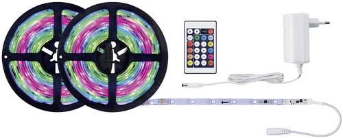 Paulmann FN SimpLED Strip RGB 70515 LED-Streifen mit Stecker 12V 5m RGB 1St. von Paulmann