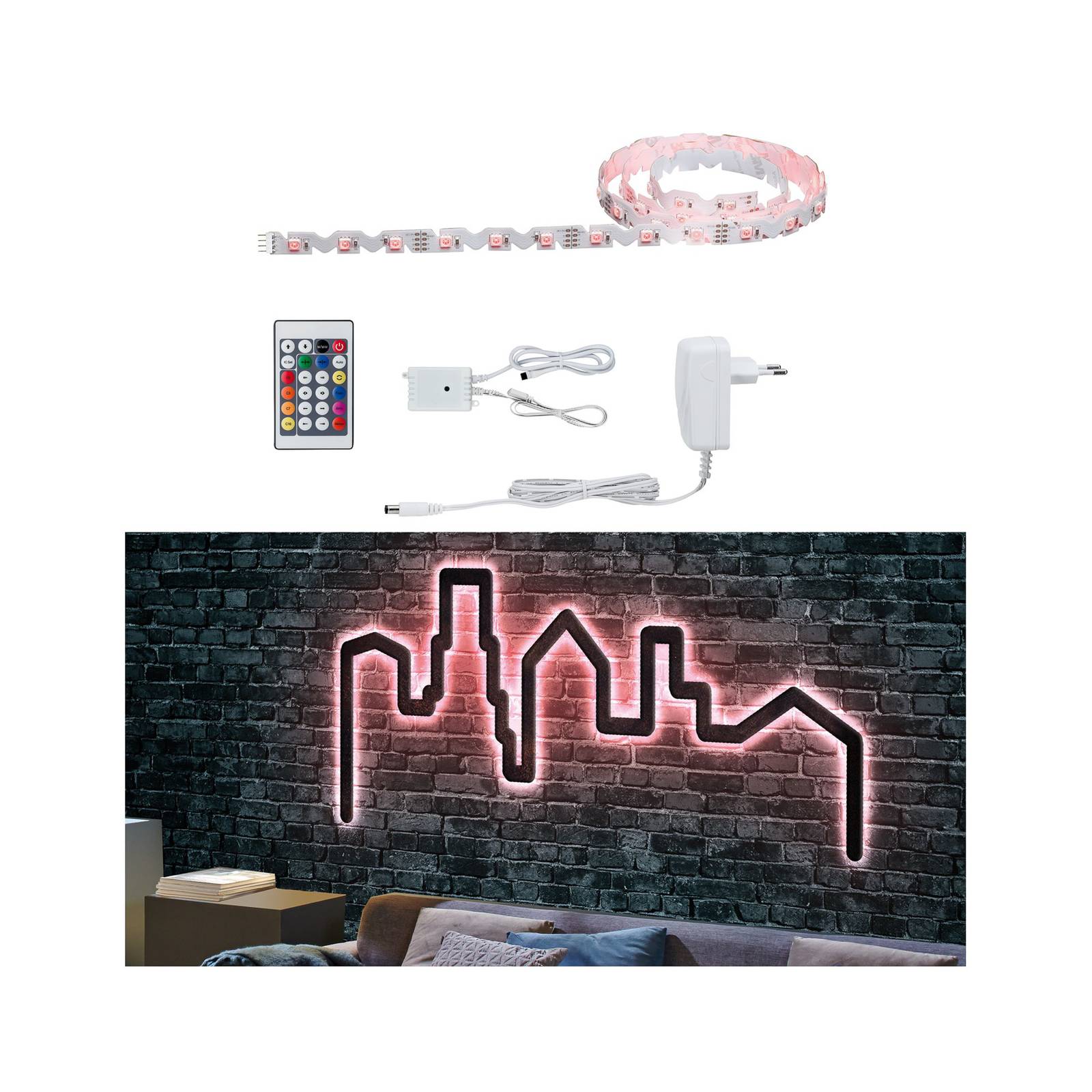 Paulmann FlexLED 3D Set RGB, 150 cm Paulmann FlexLED 3D Set RGB, 150 cm von Paulmann