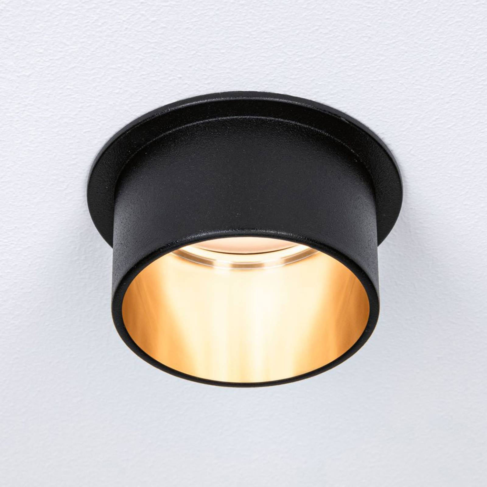 Paulmann Gil LED-Einbau schwarz matt/gold Paulmann Gil LED-Einbau schwarz matt/gold von Paulmann