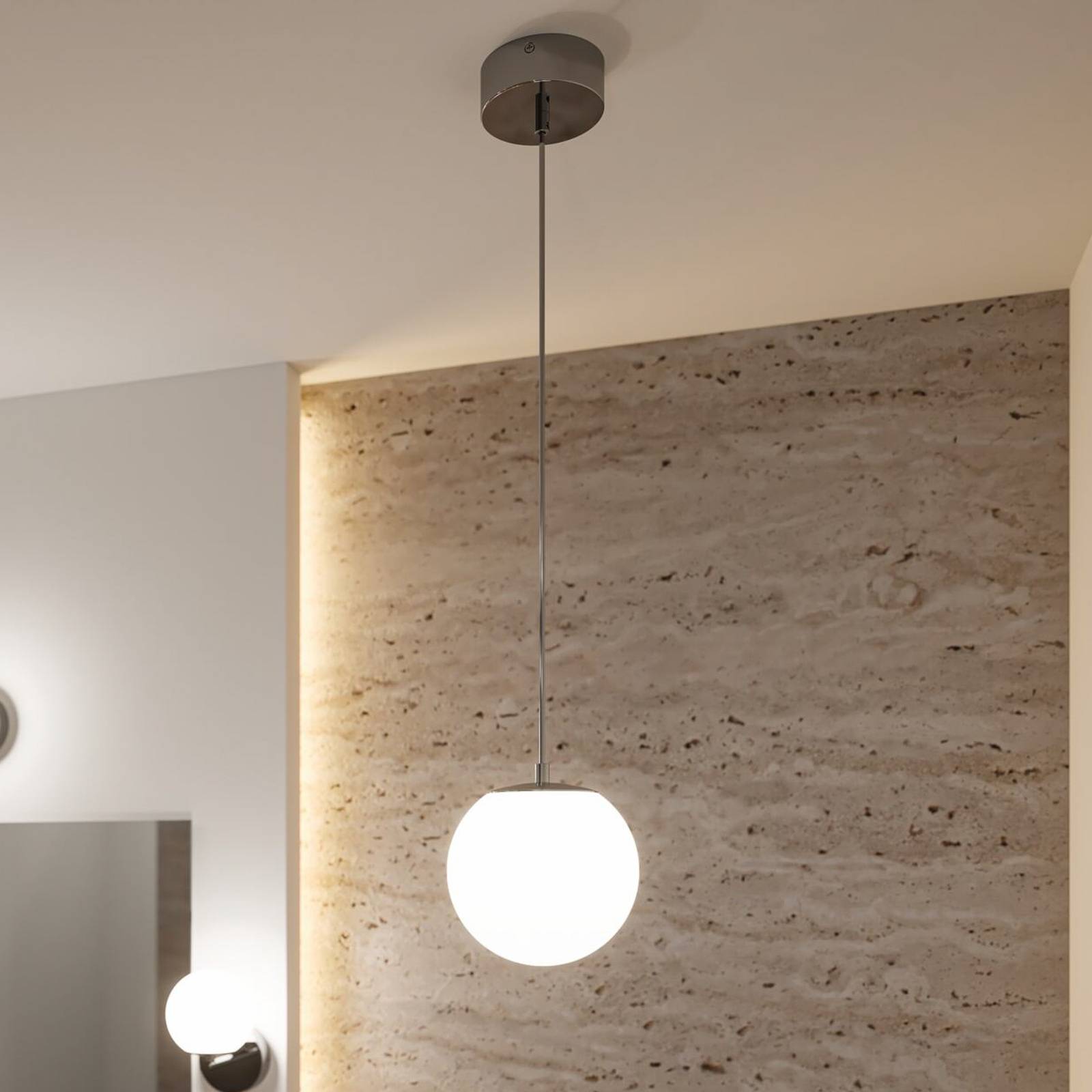 Paulmann Gove LED-Hängeleuchte IP44 1-flg. chrom Paulmann Gove LED-Hängeleuchte IP44 1-flg. chrom von Paulmann