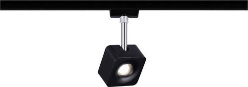 Paulmann Hochvolt-Schienensystem-Leuchte URail LED fest eingebaut 8W LED Schwarz (matt), Chrom von Paulmann