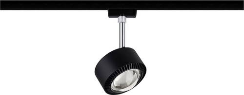 Paulmann Hochvolt-Schienensystem-Leuchte URail LED fest eingebaut 9W LED Schwarz (matt), Chrom von Paulmann
