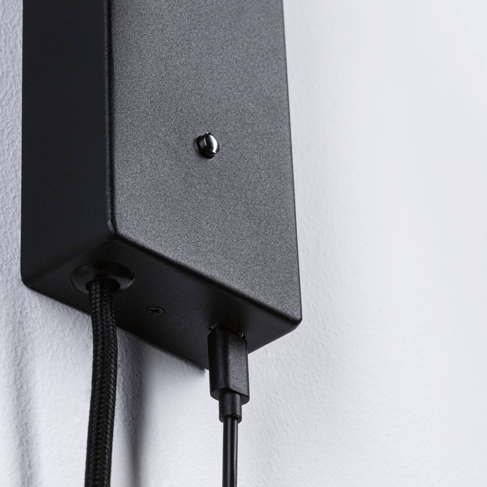 Paulmann Hulda USB LED-Wandspot 3-step-dim schwarz von Paulmann