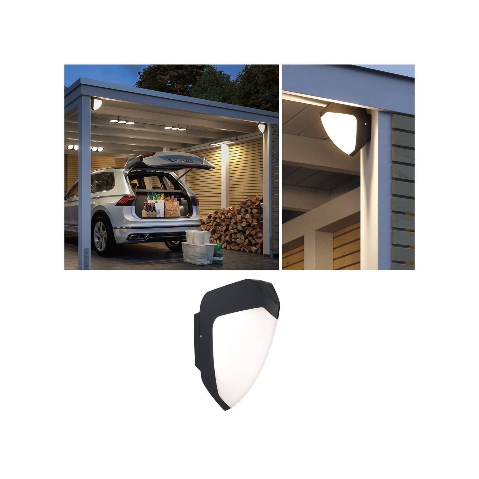 Paulmann Ikosea Sensor-Außenwandleuchte LED 3.000K Paulmann Ikosea Sensor-Außenwandleuchte LED 3.000K von Paulmann