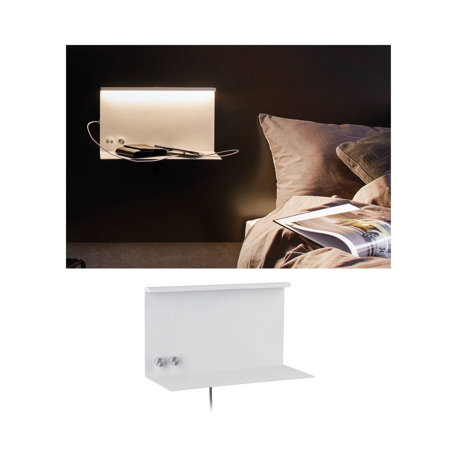 Paulmann Jarina LED-Wandleuchte zweiflammig Paulmann Jarina LED-Wandleuchte zweiflammig von Paulmann