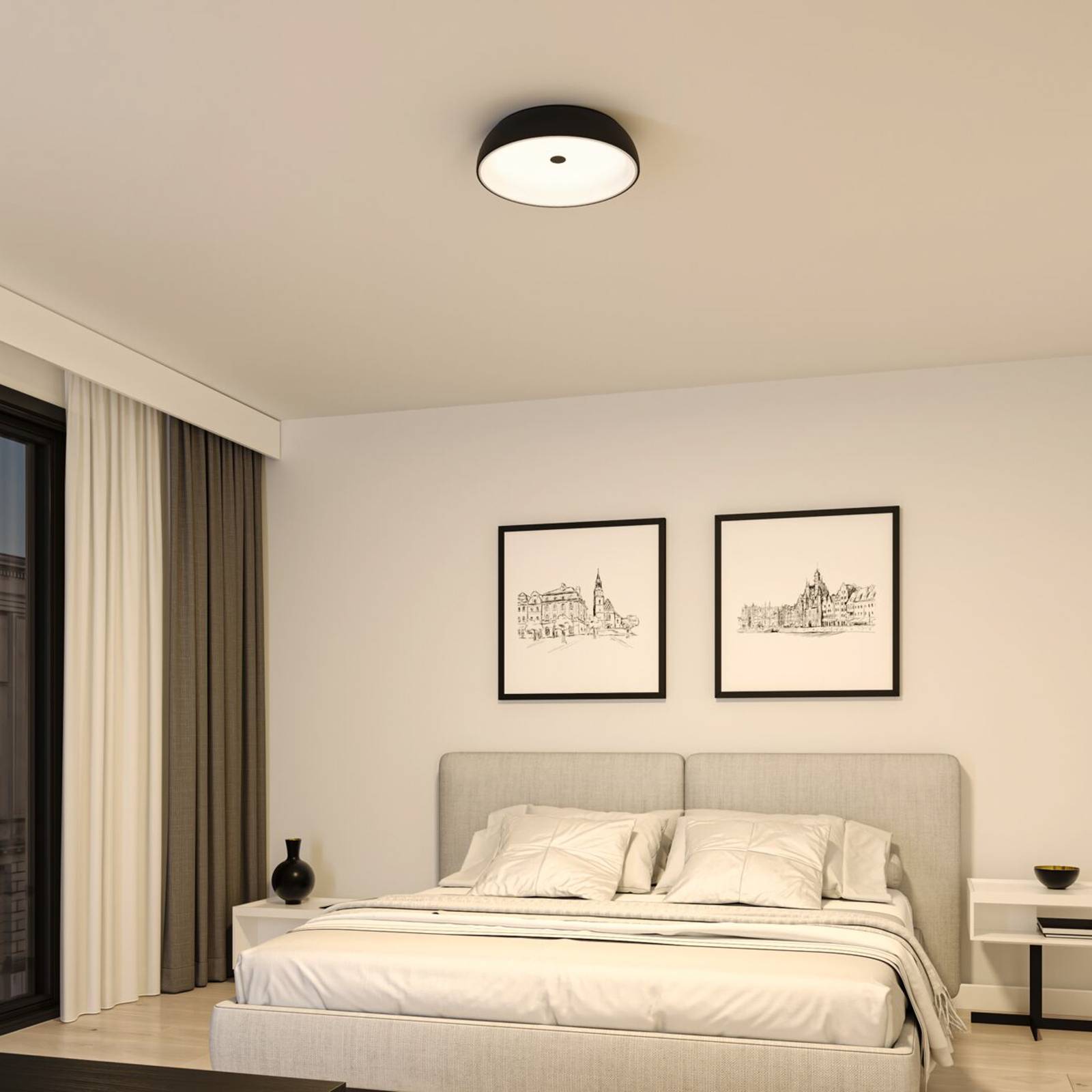 Paulmann Jaron LED-Deckenlampe 3-step-dim, schwarz Paulmann Jaron LED-Deckenlampe 3-step-dim, schwarz von Paulmann