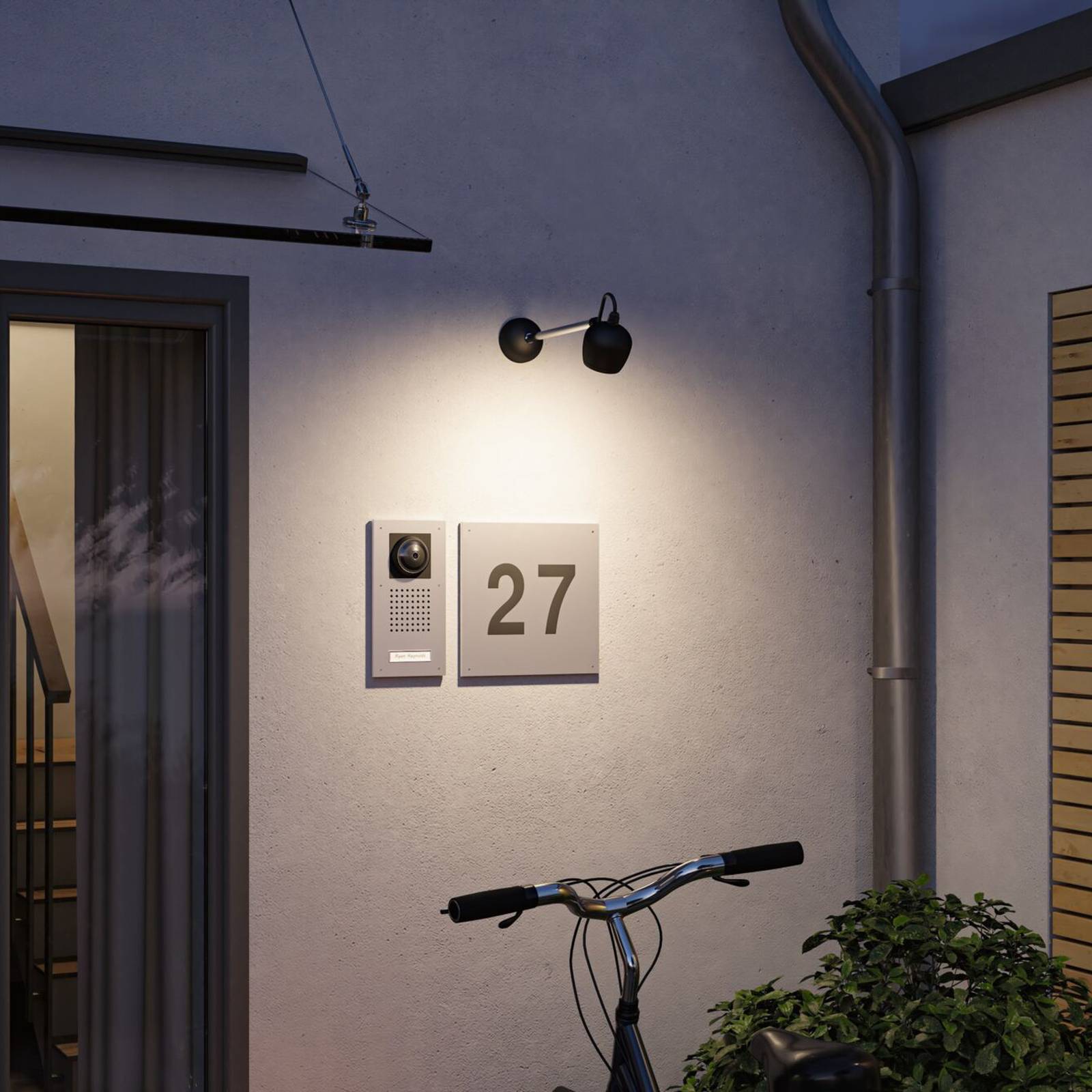 Paulmann Kikolo LED-Außenwandstrahler Ausleger 60° Paulmann Kikolo LED-Außenwandstrahler Ausleger 60° von Paulmann