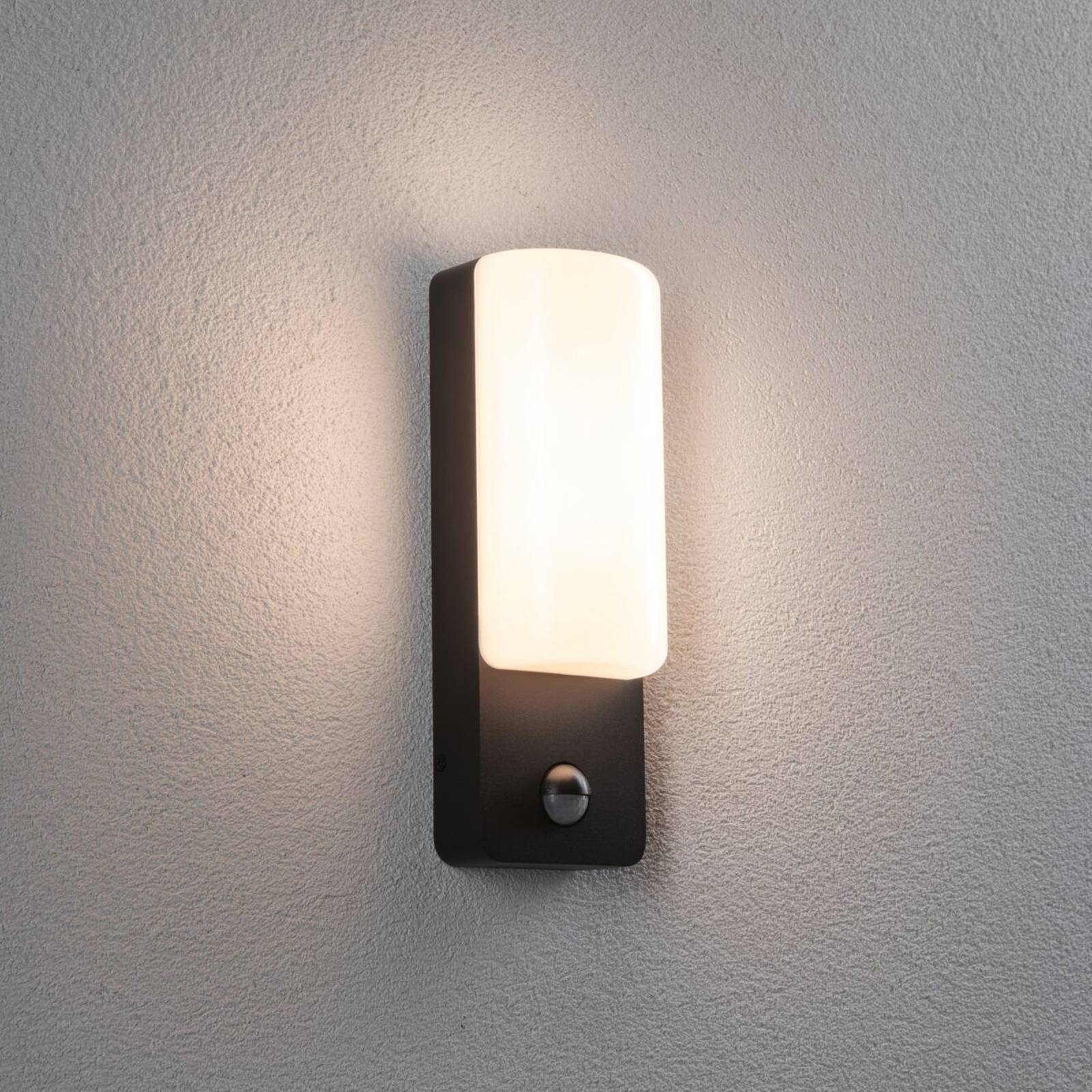 Paulmann LED-Außenwandlampe Bonnie, Alu, 2200/3000K, Sensor von Paulmann