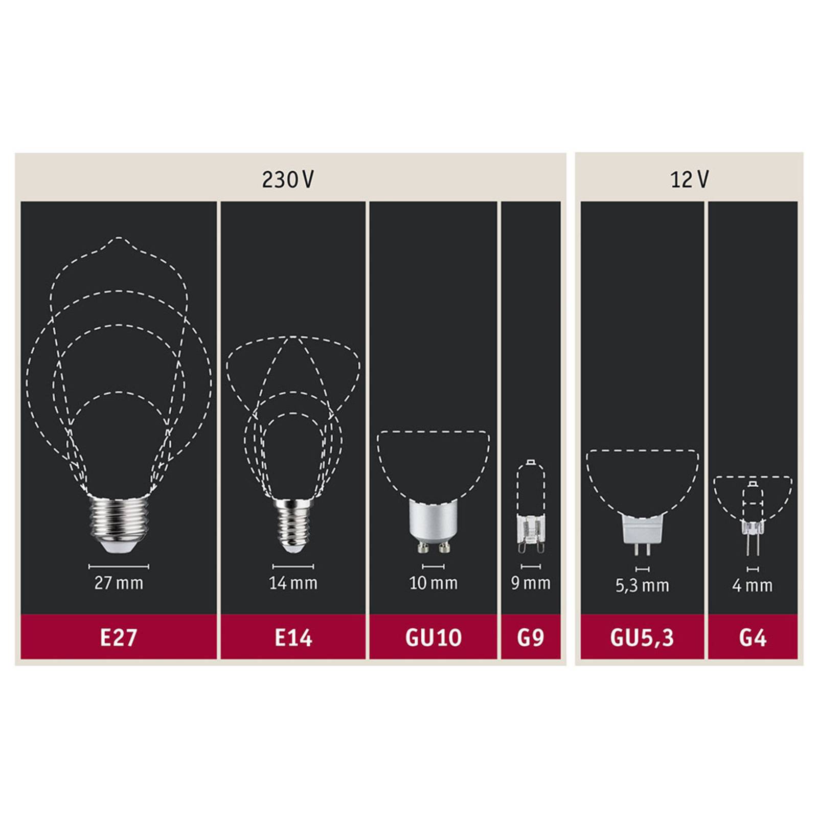 Paulmann LED-Globe E27 Inner Shape G95 4W gold Paulmann LED-Globe E27 Inner Shape G95 4W gold von Paulmann