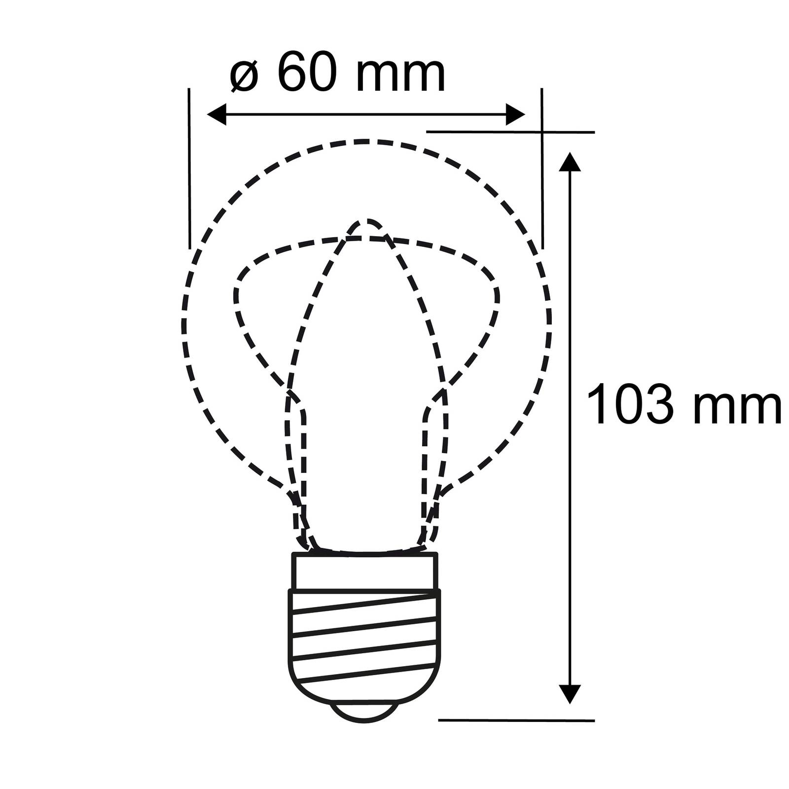 Paulmann LED-Lampe B22d A60 9W 2.700K opal von Paulmann