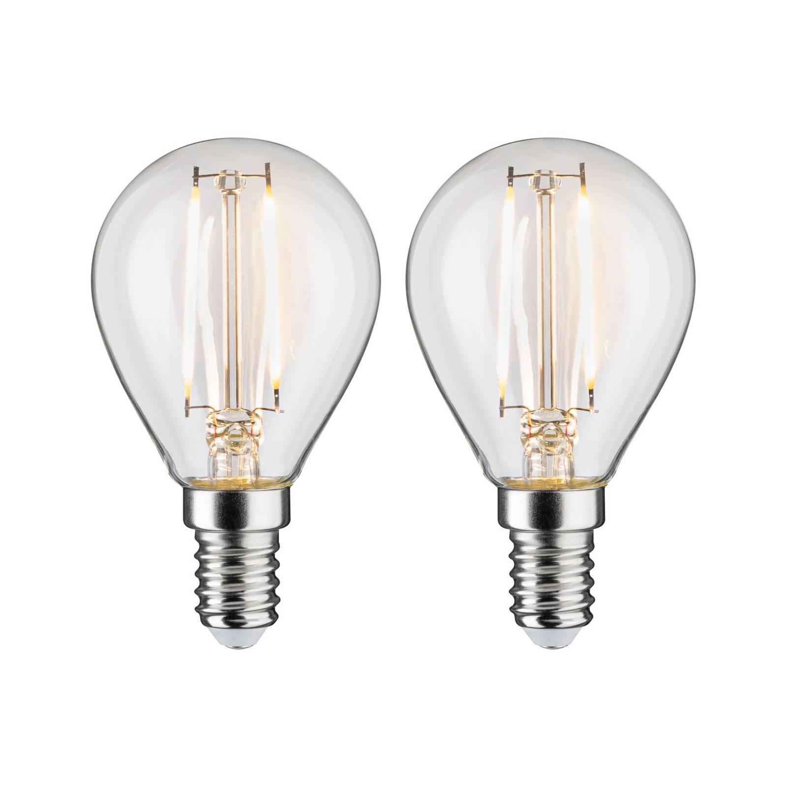 Paulmann LED-Lampe E14 2,7W 2700K Filament 2er-Set Paulmann LED-Lampe E14 2,7W 2700K Filament 2er-Set von Paulmann