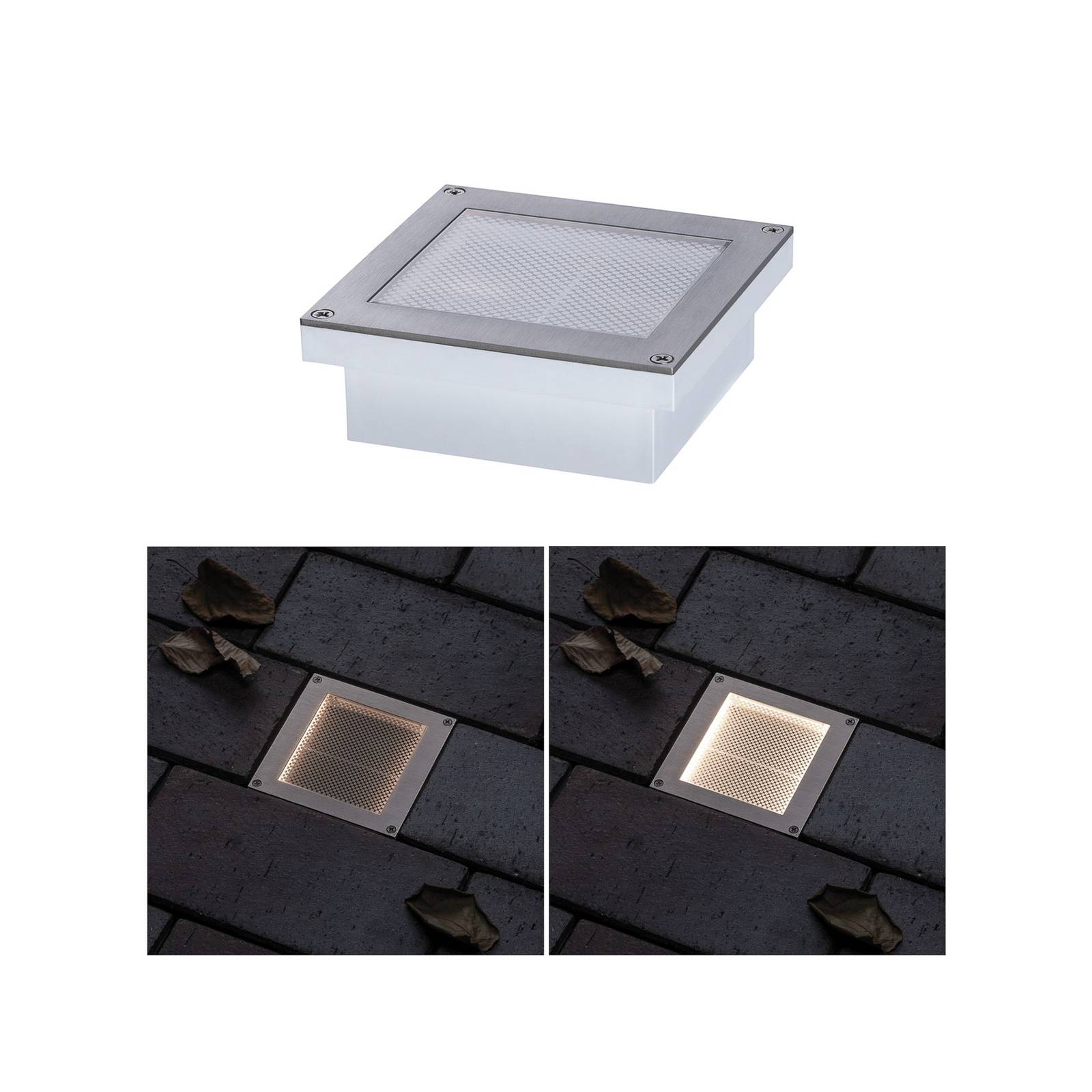 Paulmann LED-Solar-Bodeneinbauleuchte Aron 10x10cm Paulmann LED-Solar-Bodeneinbauleuchte Aron 10x10cm von Paulmann