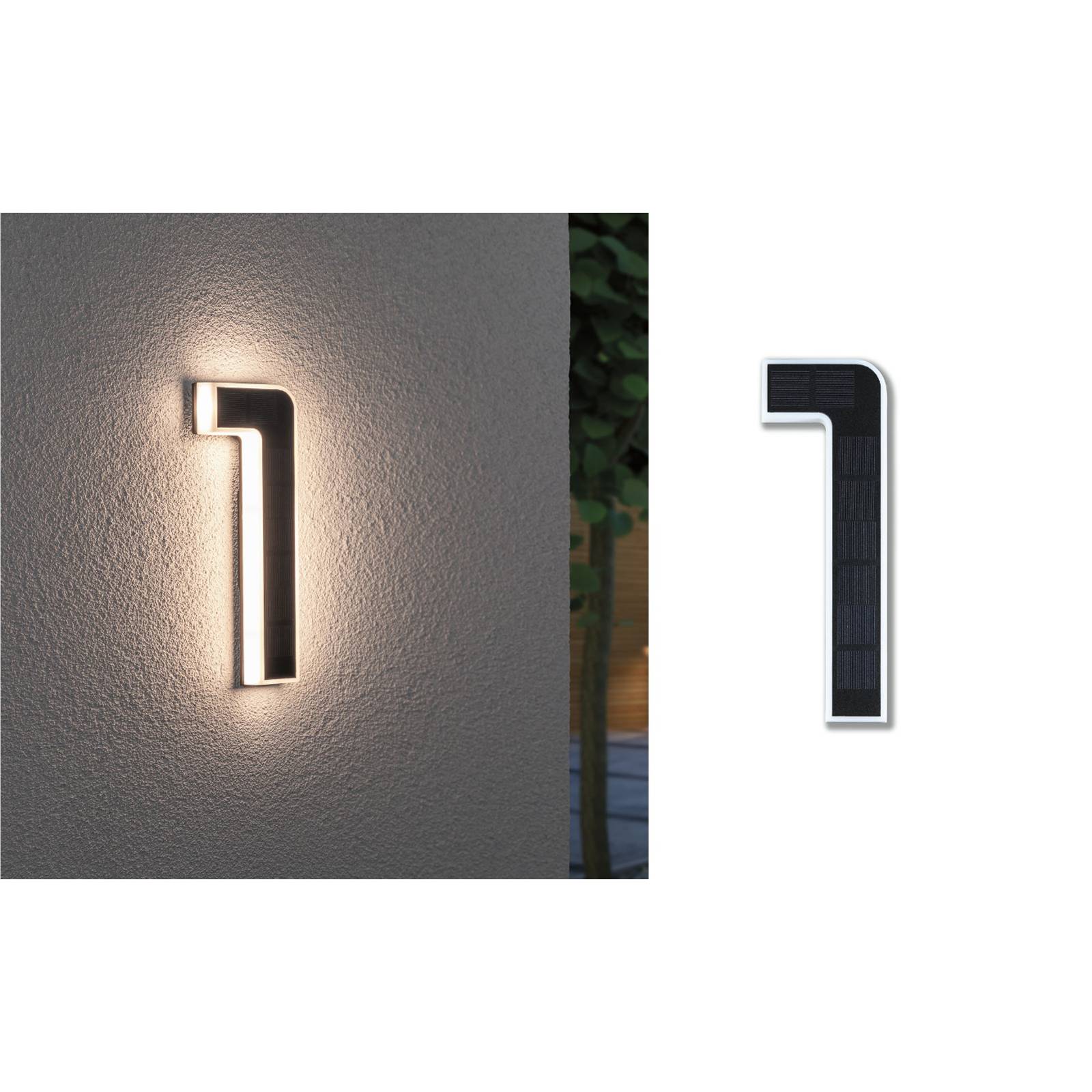 Paulmann LED-Solar-Hausnummer 1 Paulmann LED-Solar-Hausnummer 1 von Paulmann