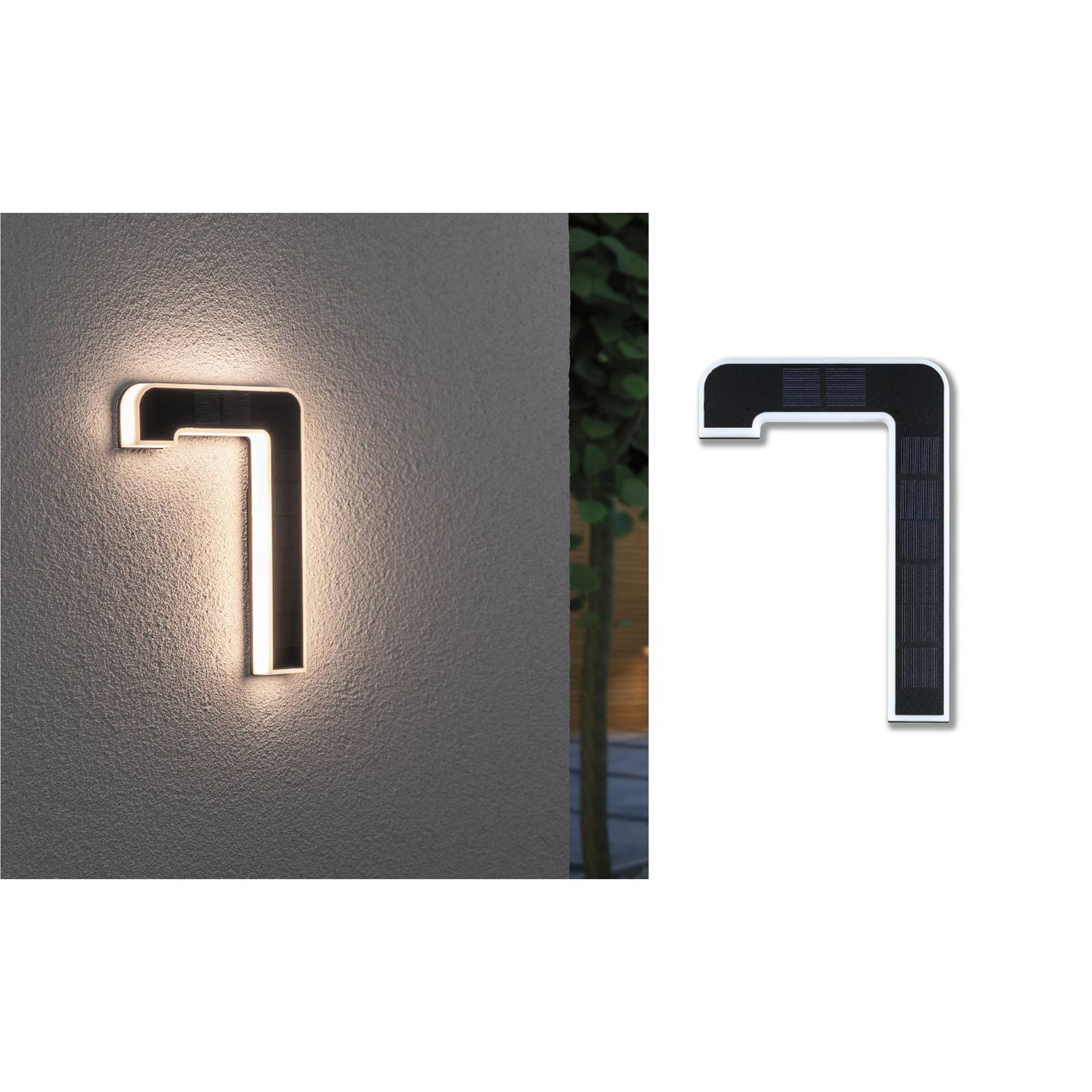 Paulmann LED-Solar-Hausnummer 7 Paulmann LED-Solar-Hausnummer 7 von Paulmann