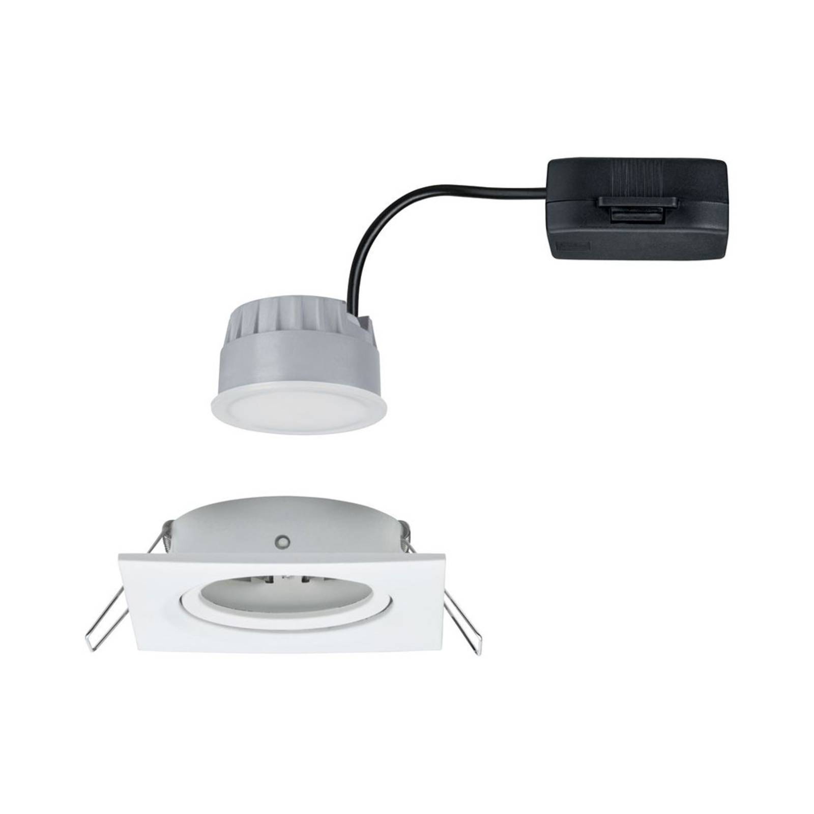 Paulmann LED-Spot Nova Coin eckig, dimmbar, weiß Paulmann LED-Spot Nova Coin eckig, dimmbar, weiß von Paulmann