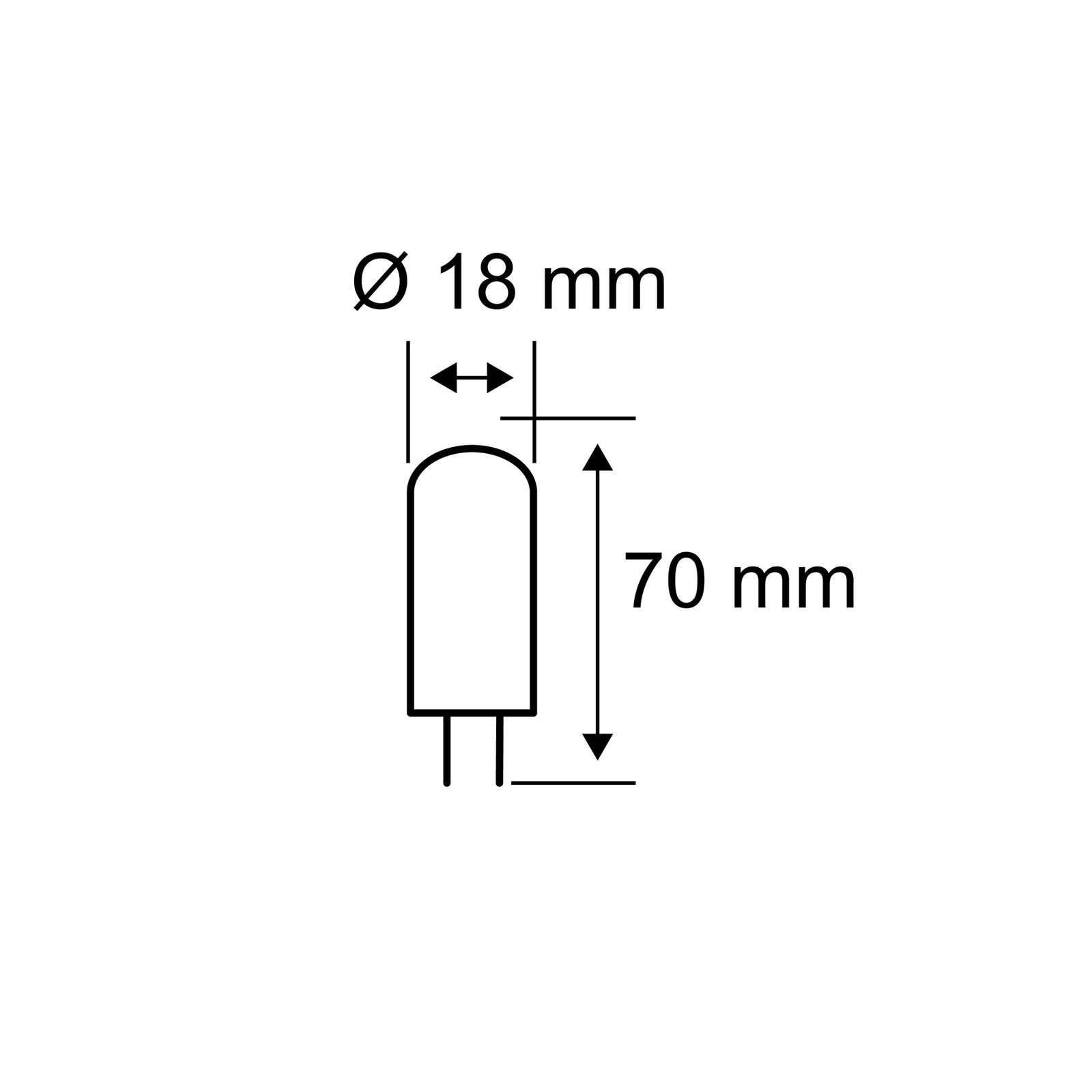 Paulmann LED-Stiftsockellampe G9 5W 2700K 3er-Pack von Paulmann