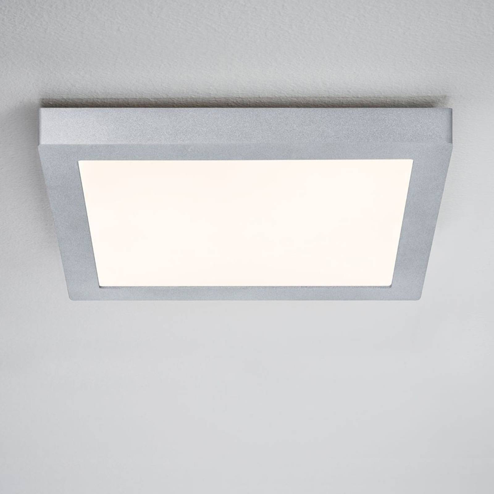 Paulmann Lunar LED-Panel, eckig, chrom, 30x30cm von Paulmann