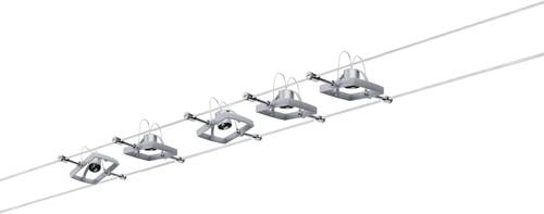 Paulmann MacII 94133 Seil-Komplettsystem GU5.3 50W LED Chrom (matt) von Paulmann
