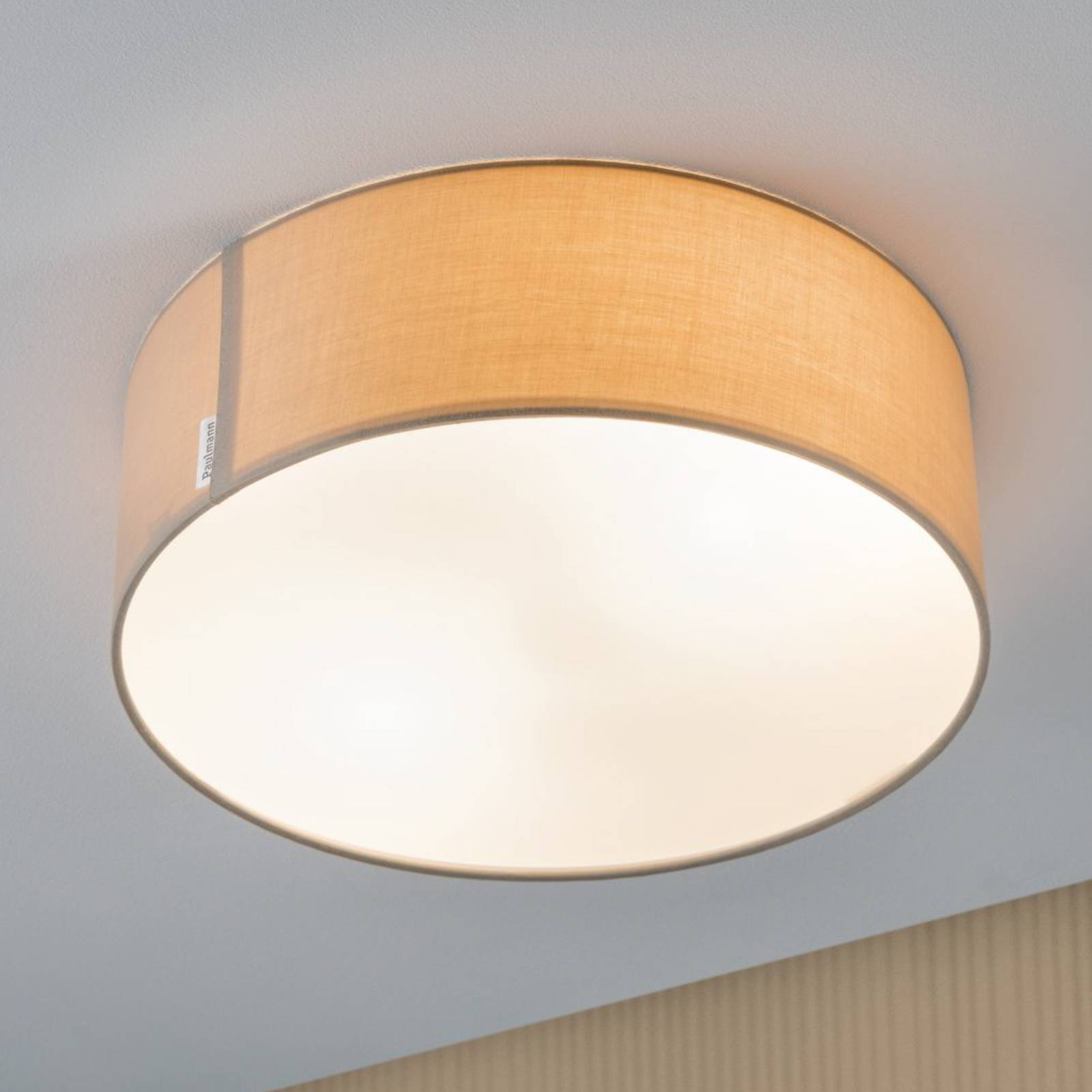 Paulmann Mari Deckenleuchte mit Stoffschirm, beige Paulmann Mari Deckenleuchte mit Stoffschirm, beige von Paulmann