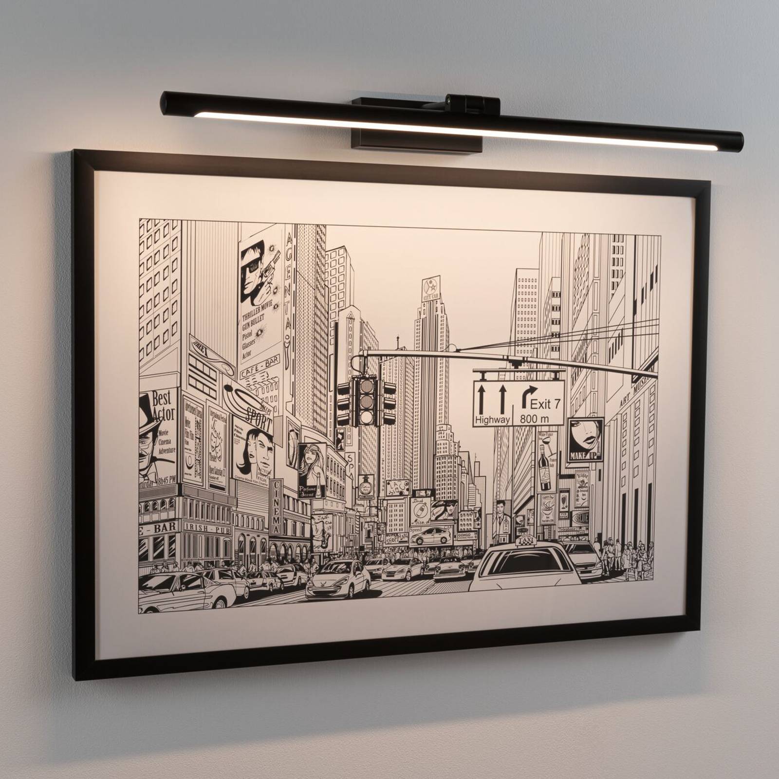 Paulmann Mingo LED-Bilderleuchte 61,5 cm schwarz Paulmann Mingo LED-Bilderleuchte 61,5 cm schwarz von Paulmann