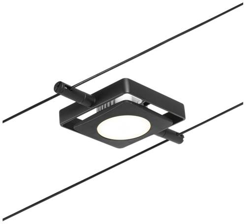 Paulmann Niedervolt-Seilsystem-Leuchte 4.5W LED Schwarz (matt), Chrom von Paulmann