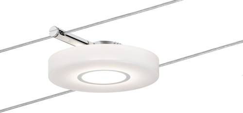 Paulmann Niedervolt-Seilsystem-Leuchte DiscLED I LED fest eingebaut 4W LED Satin von Paulmann