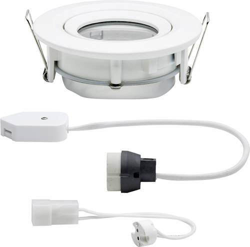 Paulmann Nova Bad-Einbauleuchte Halogen GU10, GU5.3 35W IP65 Weiß (matt) von Paulmann