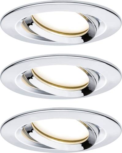 Paulmann Nova Plus Bad-Einbauleuchte 3er Set LED LED 20.4W IP65 Chrom Paulmann Nova Plus Bad-Einbauleuchte 3er Set LED LED 20.4W IP65 Chrom von Paulmann