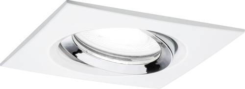 Paulmann Nova Plus Bad-Einbauleuchte LED GU10 6W IP65 Weiß (matt), Chrom von Paulmann