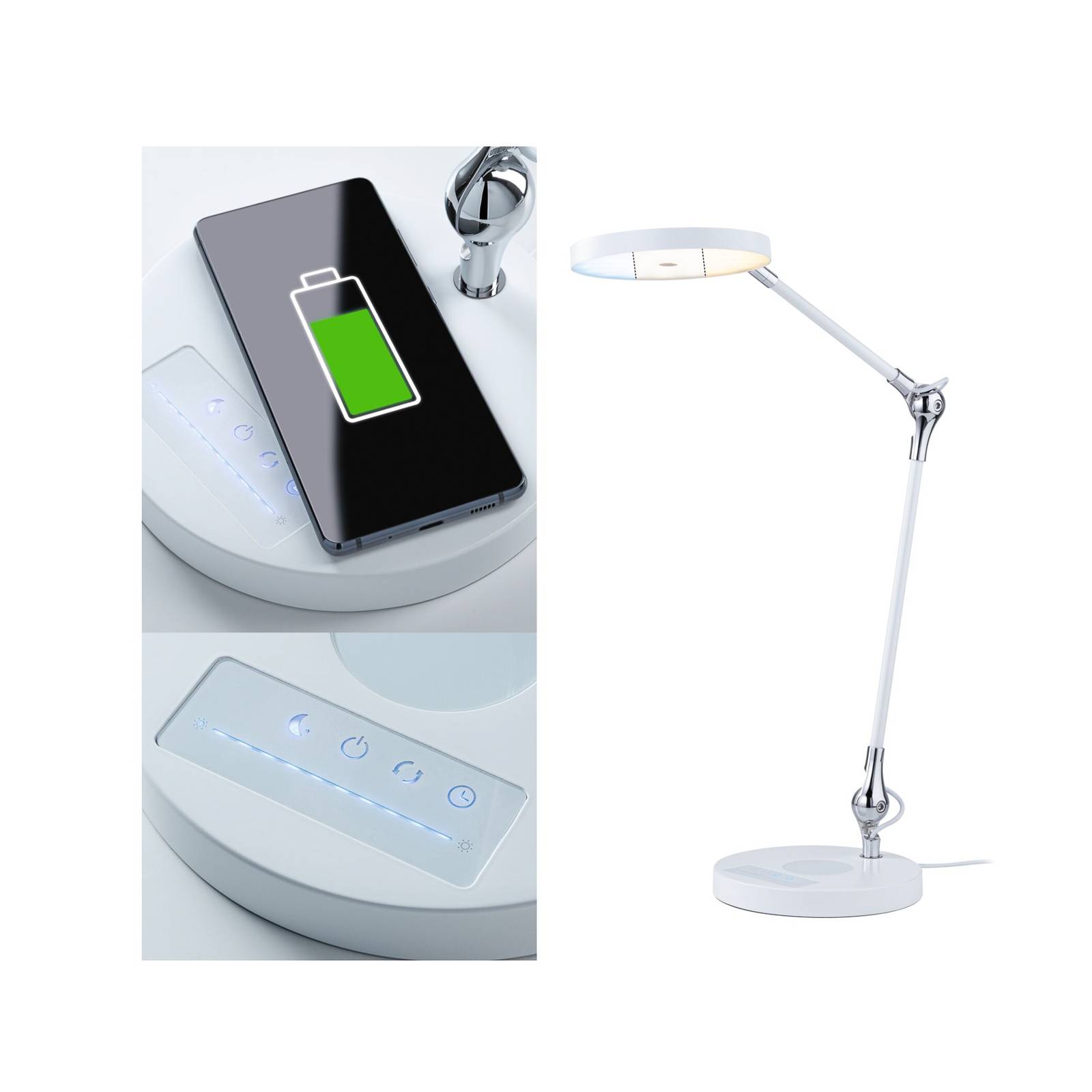 Paulmann Numis LED-Tischlampe Ladefunktion weiß Paulmann Numis LED-Tischlampe Ladefunktion weiß von Paulmann