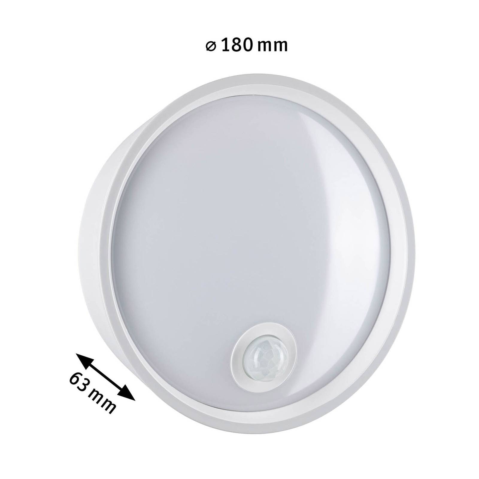 Paulmann Platomo LED-Außenwandleuchte Sensor weiß Paulmann Platomo LED-Außenwandleuchte Sensor weiß von Paulmann
