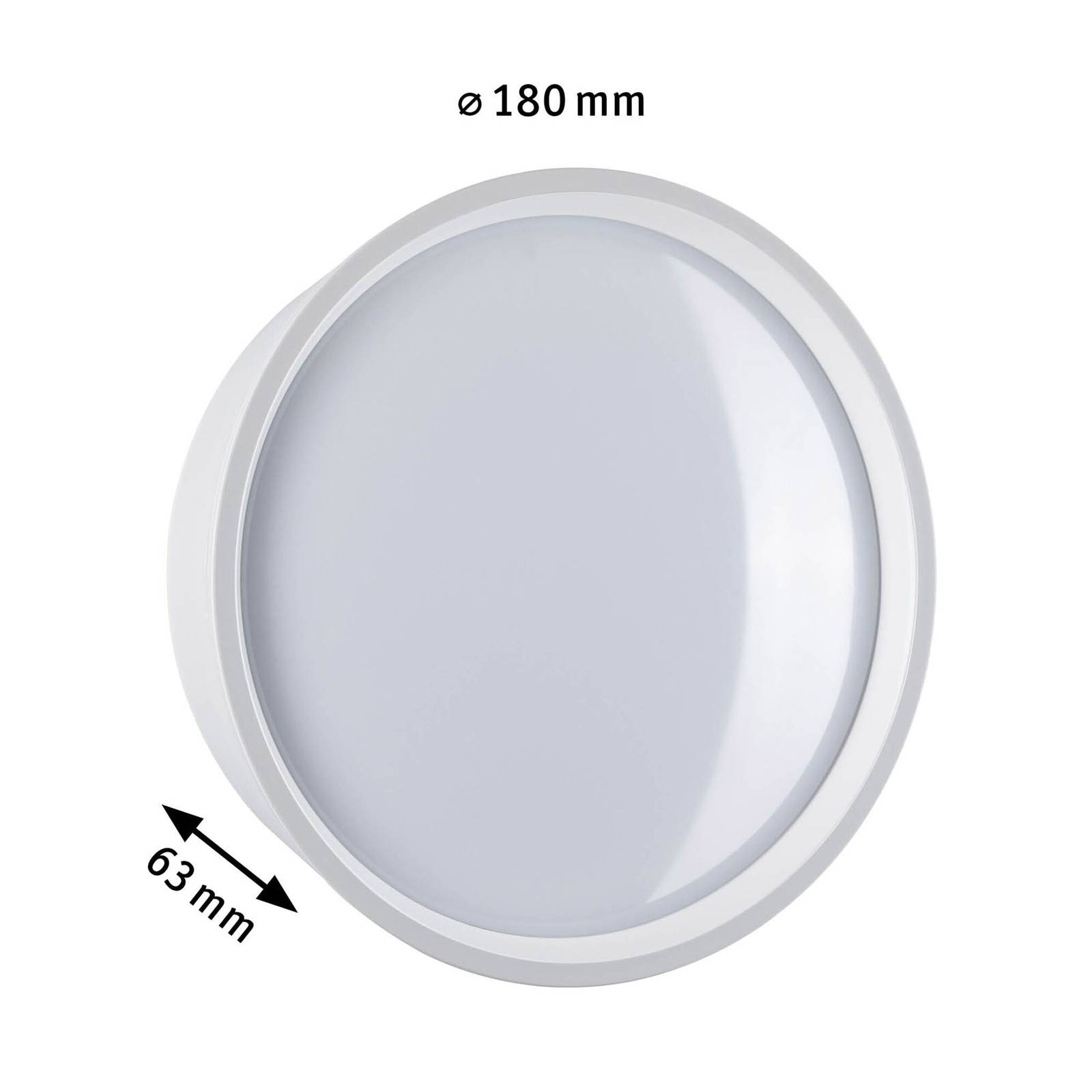 Paulmann Platomo LED-Außenwandleuchte weiß Paulmann Platomo LED-Außenwandleuchte weiß von Paulmann
