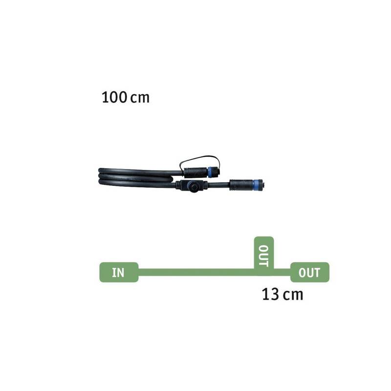 Paulmann Plug & Shine 94273 Kabel 1 m, 1 Eingang, 2 Ausgänge von Paulmann