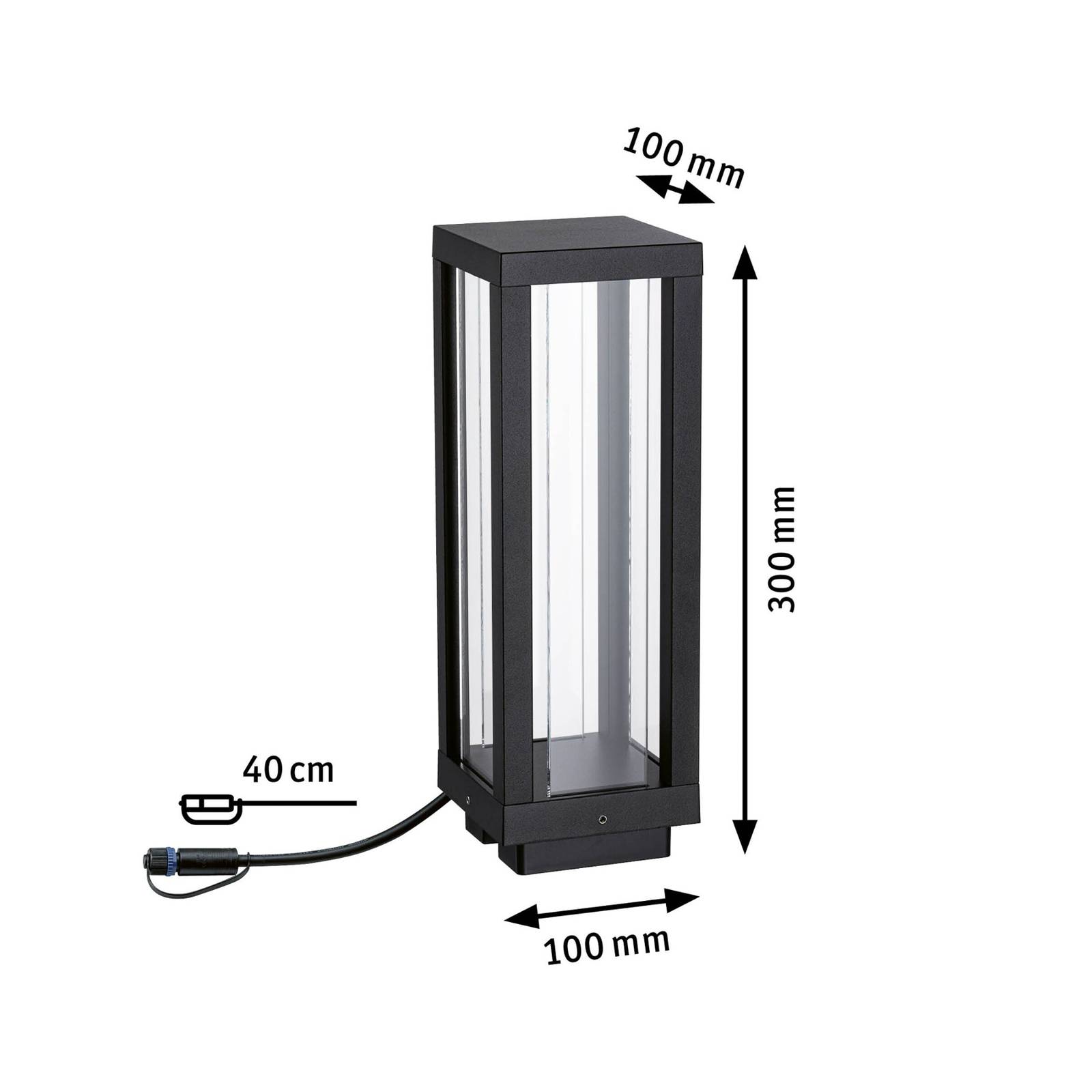 Paulmann Plug & Shine LED-Sockelleuchte Classic Lantern RGBW Paulmann Plug & Shine LED-Sockelleuchte Classic Lantern RGBW von Paulmann