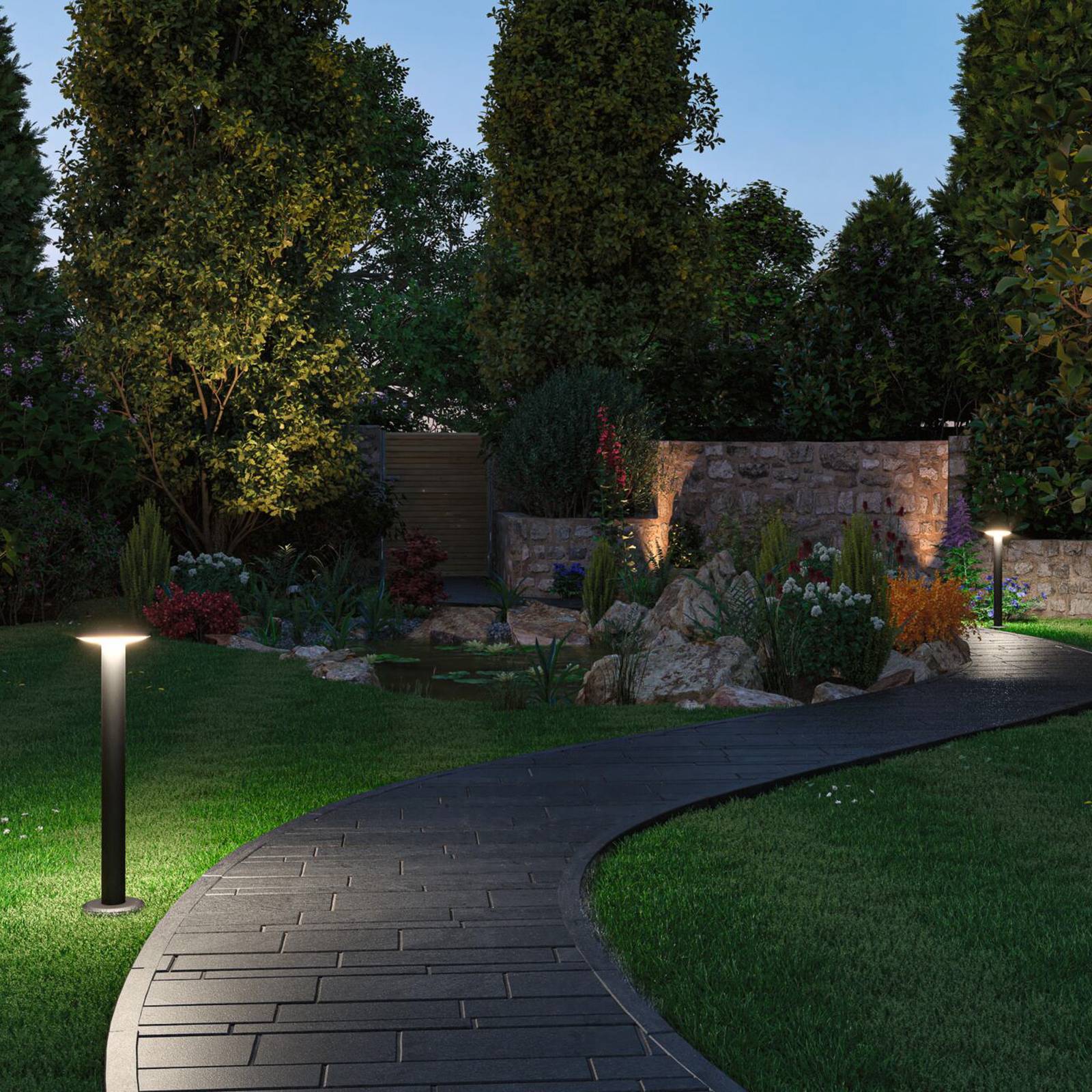 Paulmann Plug & Shine LED-Wegeleuchte Plate, RGBW, ZigBee Paulmann Plug & Shine LED-Wegeleuchte Plate, RGBW, ZigBee von Paulmann